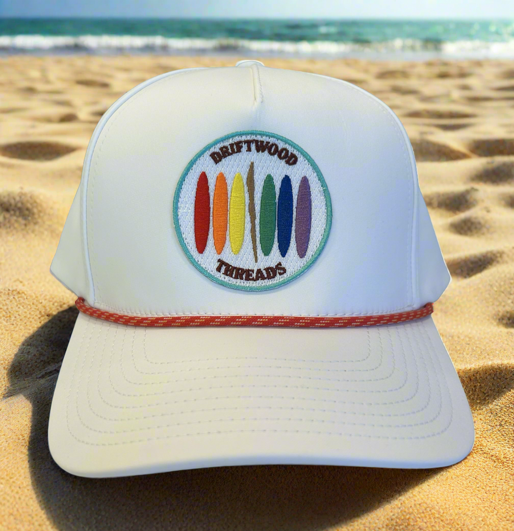 DT Performance Lid - White w/ Red & Gold Cord