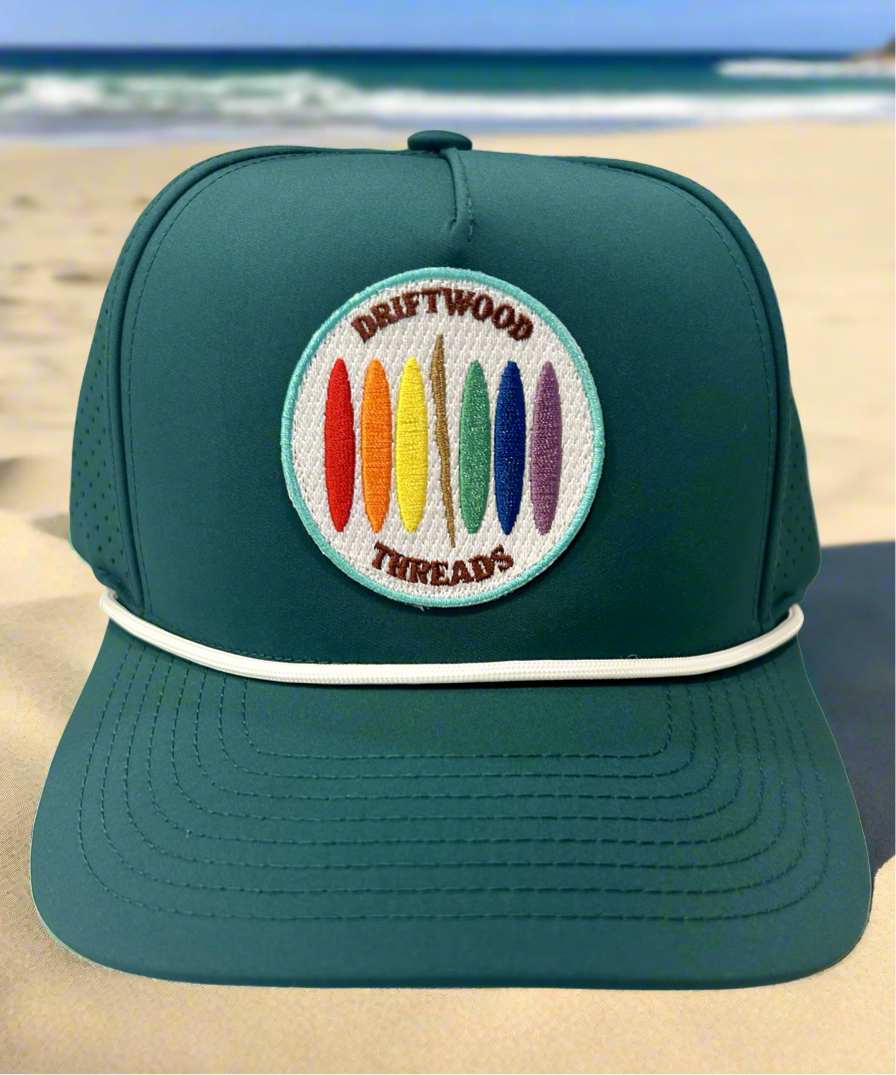 DT Perforated Performance Lid - Forest Green w/ White Cord