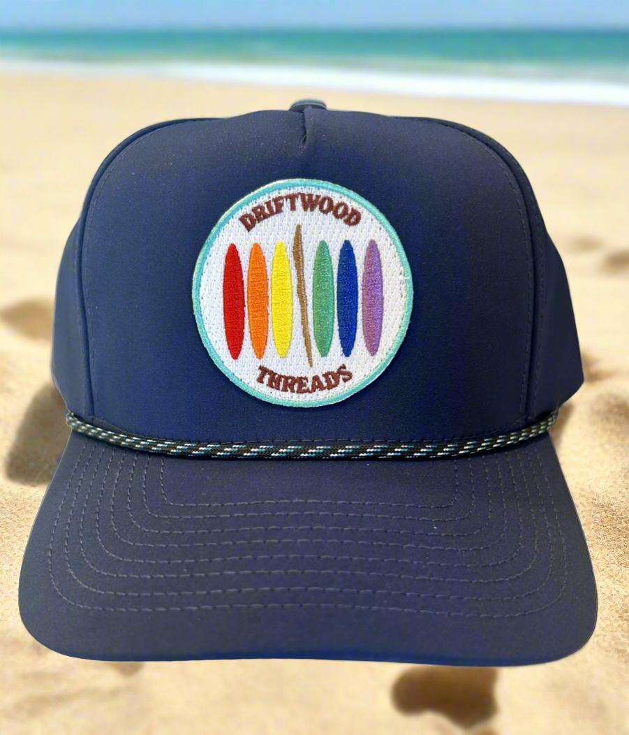 DT Performance Lid - Navy w/ Navy & Aqua Cord