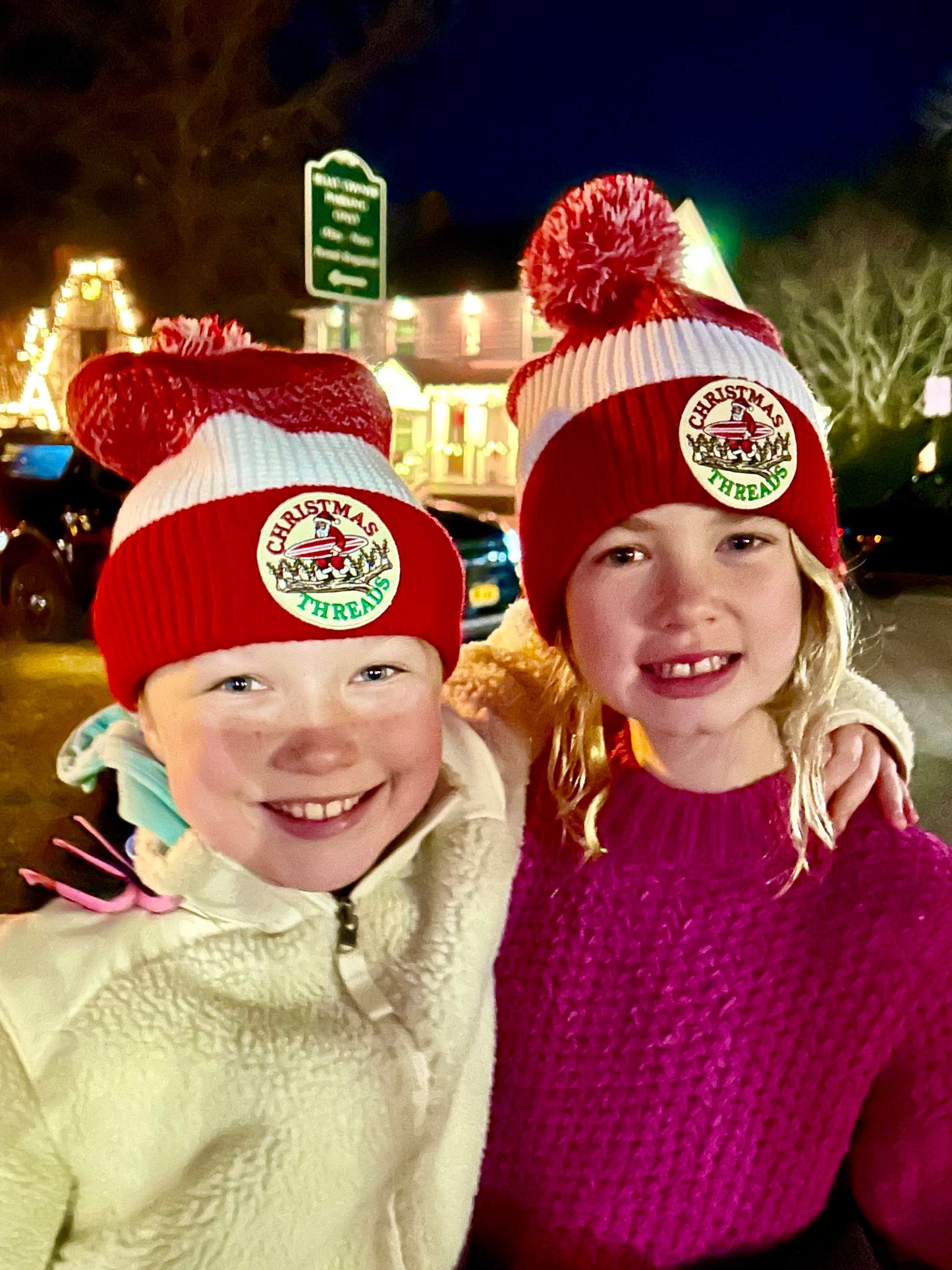 Christmas Threads - Red/White