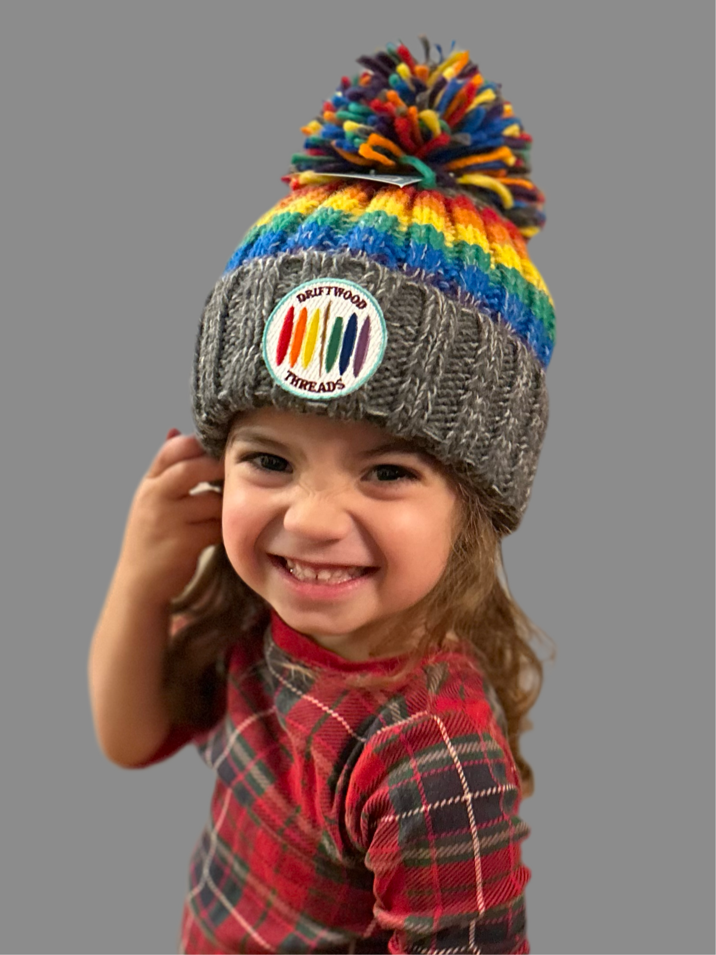 Prism Pom - Grey Cuff (Kids)