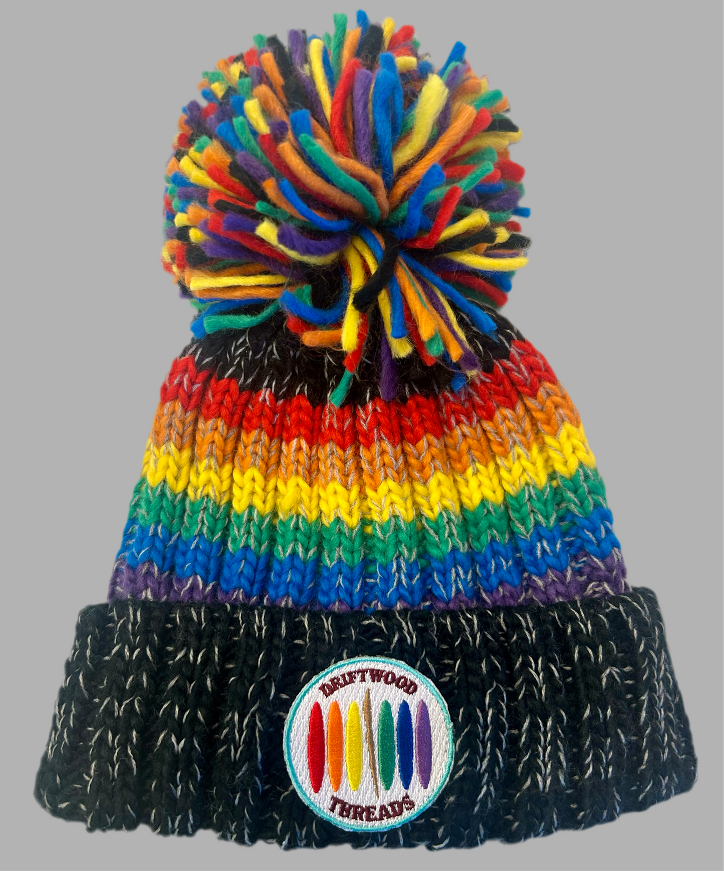 Prism Pom - Black Cuff (Kids)