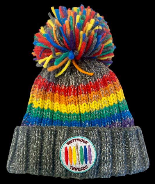 Prism Pom - Grey Cuff (Kids)