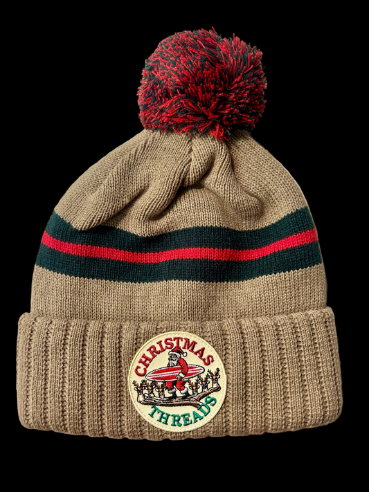 Christmas Threads - Tan/Green/Red